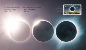 Canada 3418 Total Solar Eclipse FDC 2024