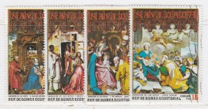 Equatorial Guinea Christmas Religious Paintings Used Stamps A34P1F41782-