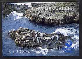 Booklet - Faroe Islands 1992 Seals 22k20 booklet complete...