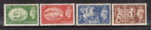 Great Britain #286 - #289 VF Mint Set