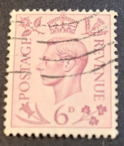 GB - S#243 - U-VF - 6d - 1939 - King George VI