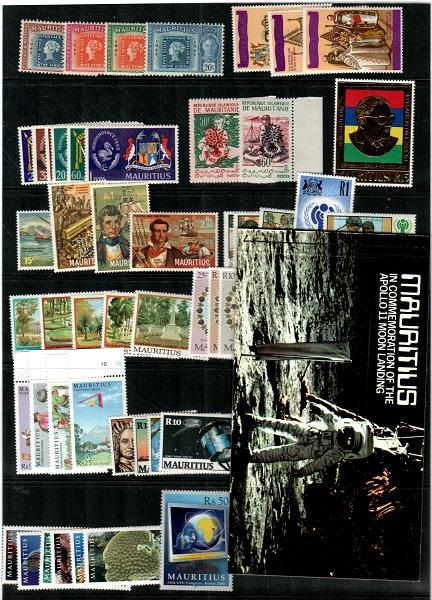 Mauritius - Mint NH sets and booklet lot - Catalog Value $60.35 [TC778]