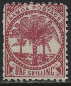 Samoa 1886 1/ carmine mint o.g.