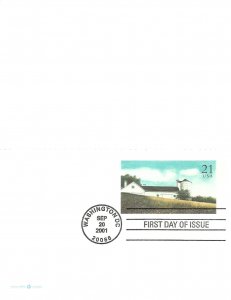 Scott# UY43 Unfolded US Postal Reply Card First Day Cover