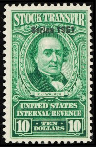 U.S. REV. DATED GREENS RD354  Mint (ID # 114725)