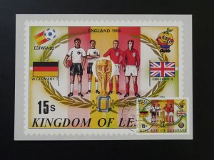 soccer football world cup England 1966 maximum card Lesotho (Germany vs England)