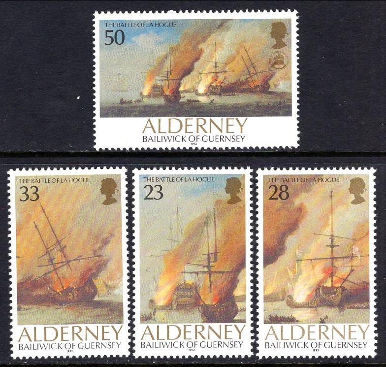 Alderney 65-67 Sailing Ships MNH VF