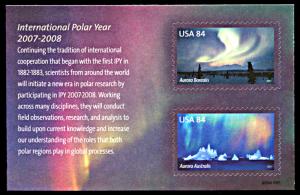 United States 4123, MNH, International Polar Year souvenir sheet