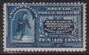 US Special Delivery #E4 Mint Hinged F Cat Value: $875