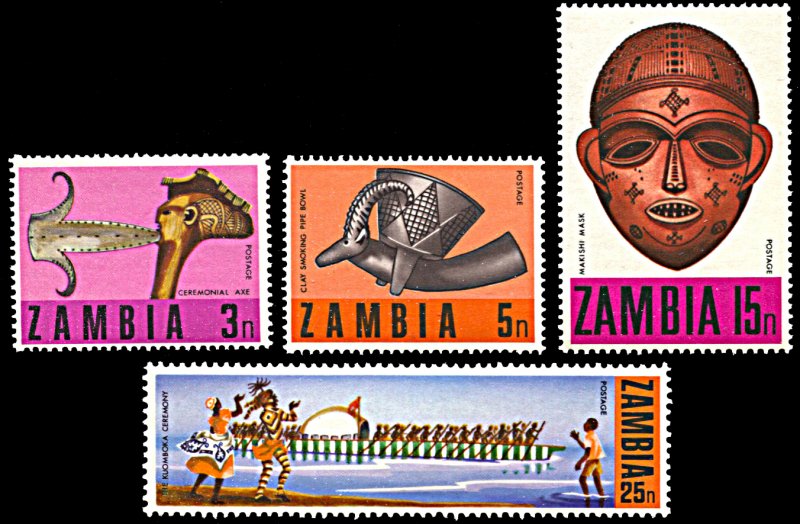 Zambia 66-69, MNH, Traditional Crafts