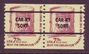 1615a MNH Pair Untagged, precancelled