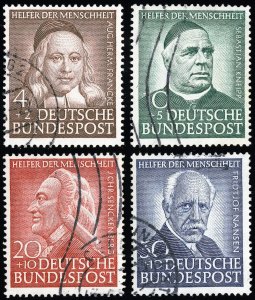 Germany Stamps # B334-37 Used VF Scott Value $75.00