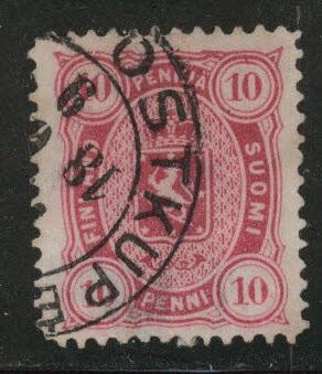 FINLAND SUOMI Scott 32 Used perf 12.5 stamp 