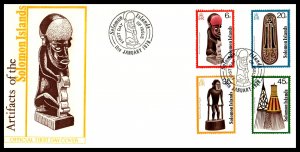 Solomon Islands 364-367 U/A FDC