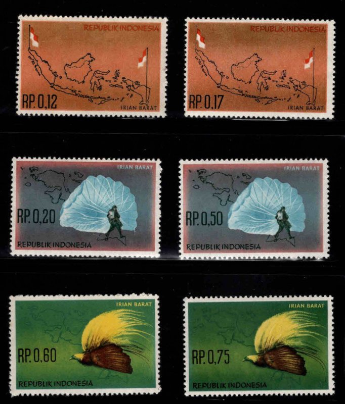 West Irian Scott 34-39  MH* Liberation of West New Guinea set