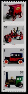 USA 3641a PNC MNH Toys, Locomotive, Fire Pumper, Taxicab, Mail Wagon