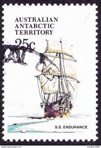 AUSTRALIAN ANTARCTIC TERRITORY (AAT) 1979 QEII 25c Multicoloured 'Ships, S.S....