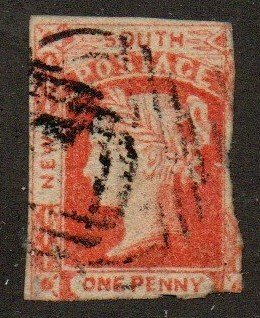 New South Wales 49.  Wnk. 49. Used. Damaged