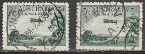 C1 Australia Air Mail Used lot of 2