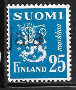 Finland 304: 25m Arms of the Republic, used, F-VF