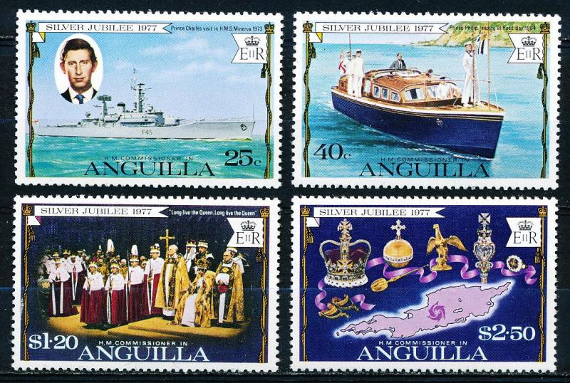 Anguilla #271-274 Set of 4 MNH