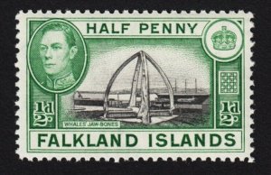 Whale Jawbones Monument = 1938-1946 = Falkland MNH Sc #84 [W01]