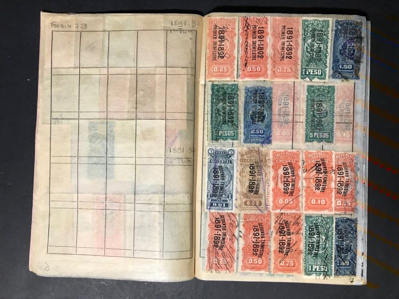 Uruguay Revenue Stamps Mint/Used 1896-1911 (1400 Stamps)