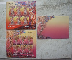 2022 Ukraine Stamp series sheets Stories and myths SVAROG and LADA tales SET MNH