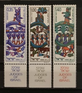 Israel 1975 #573-5 Tab, MNH, CV $1