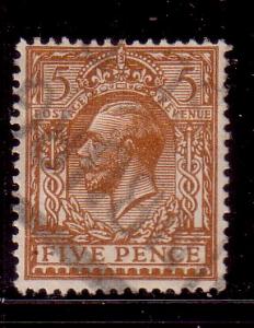 Great Britain Sc 194 1924 5 d G V stamp used