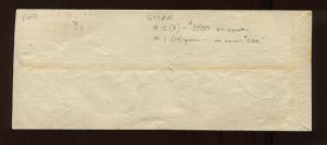 Guam Scott 1 & 12 Overprint Used Stamps on Nice Cover to Saipan Mariana Islands