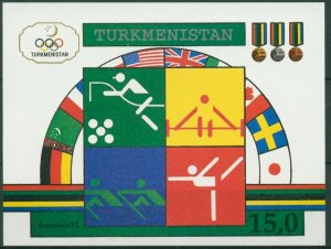 1992 Turkmenistan B2b 1992 Olympic Games in Barcelona 6,00 €