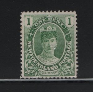 NEWFOUNDLAND 104 Hinged, 1911 Queen Mary