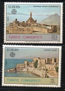 Turkey Sc 2091-92 1978 Europa stamp set mint NH