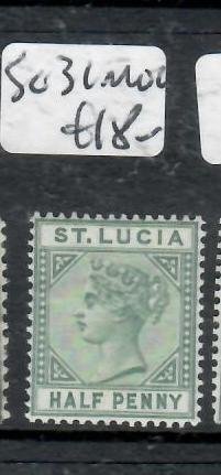 ST LUCIA  QV    1/2D  SG 31   MOG   P2606B H