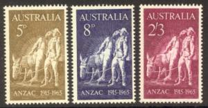 Australia Sc# 385-7 MNH ANZAC