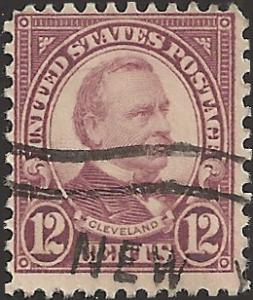 # 693 Used Brown Violet Grover Cleveland