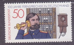 Germany 1261 MNH 1977 German Telephone Centenary Issue VF