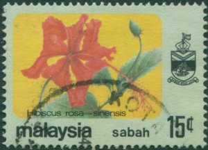 Malaysia Sabah 1979 SG449 Flowers FU