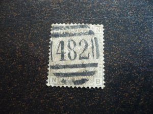 Stamps - Great Britain - Scott# 84 PLate 17 - Used Part Set of 1 Stamp