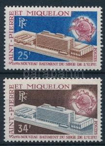 St. Pierre and Miquelon stamp UPU set 1970 MNH Mi 451-452 WS221460