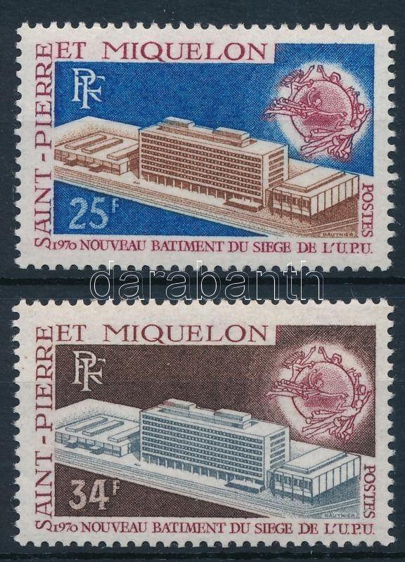 St. Pierre and Miquelon stamp UPU set 1970 MNH Mi 451-452 WS221460