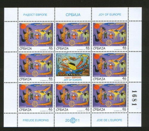 SERBIA-MNH**-S/S-JOY OF EUROPE-2011.