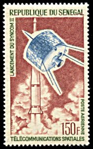 Senegal C39, MNH, Space Communications, Syncom II Satellite