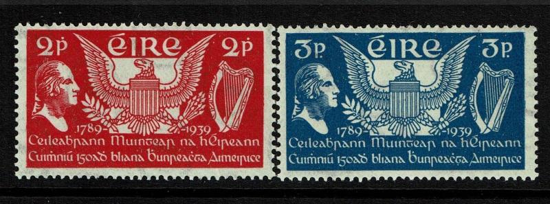 Ireland SC# 103 and 104, Mint Hinged, Hinge Remnant - Lot 070217