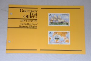 GUERNSEY #367-371 Presentation Pack Souvenir Folder Stamps Postage 1988 Mint NH