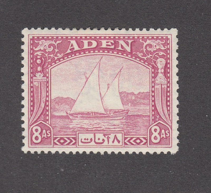 ADEN # 8 VF-MLH 8a ROSE LILAC CAT VALUE $30+