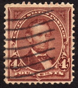 1898, US 4c, Lincoln, Used, Sc 280