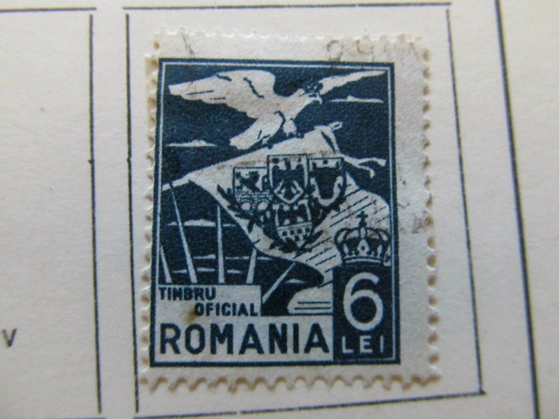 Romania Romania Romania 1929 6L fine used official stamp A13P33F184-
