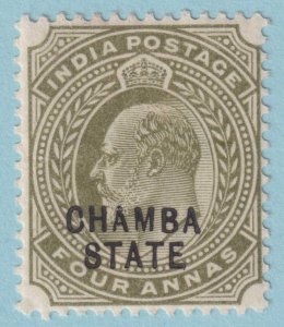 INDIA - CHAMBA STATE 25  MINT HINGED OG * NO FAULTS VERY FINE! - RPP